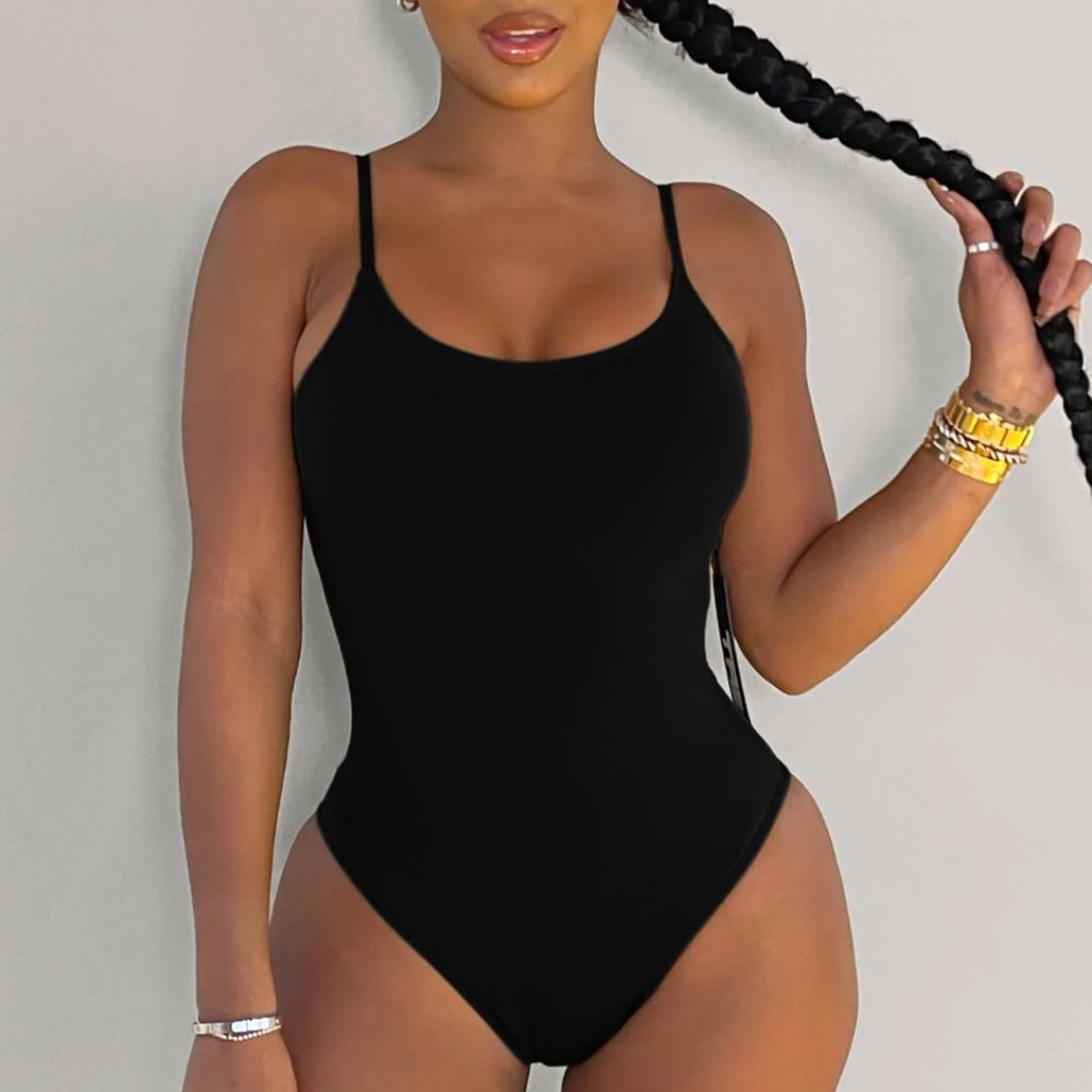 TA3 Swim Lacey Swimsuit - Sz L regular/long Black